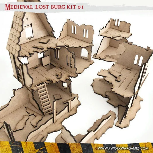 MDF Terrain Lost Burg 01-PWork Wargames-Radaddel