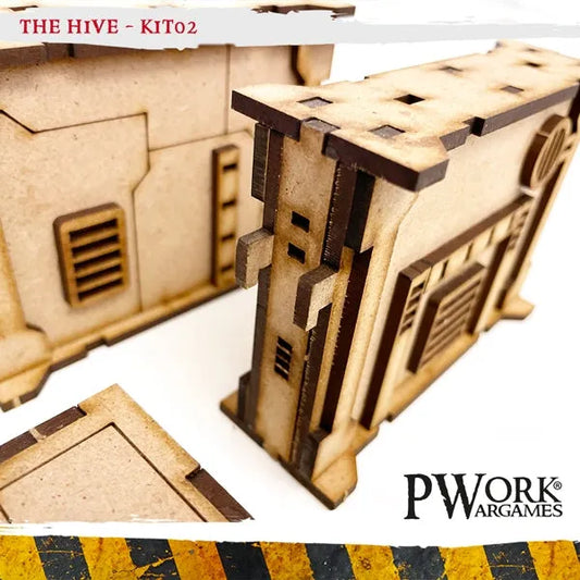 MDF Terrain The Hive 02-PWork Wargames-Radaddel