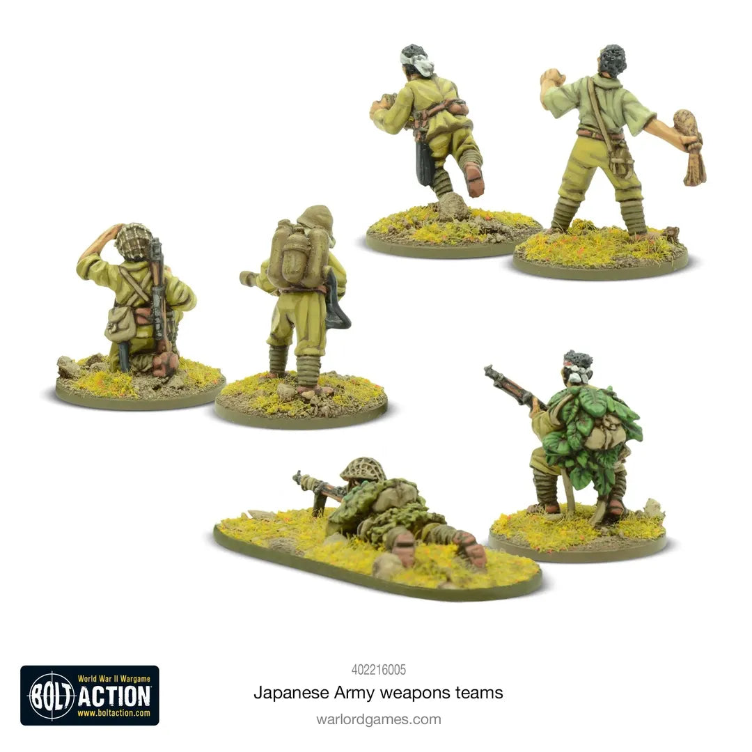 Japanese Army Weapons Teams-Warlord Games-Radaddel