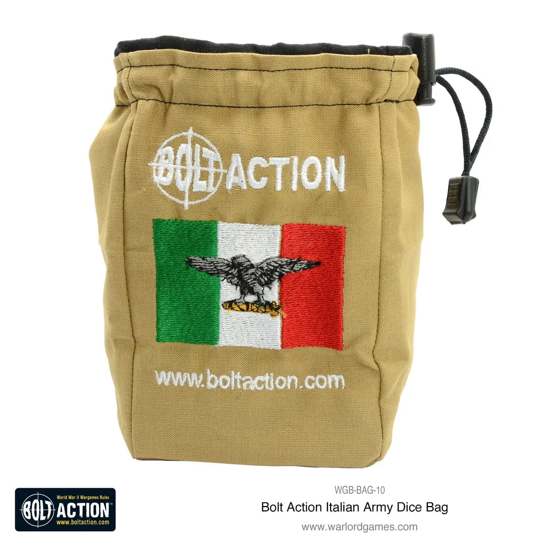 Bolt Action Italian Army Dice Bag-Warlord Games-Radaddel