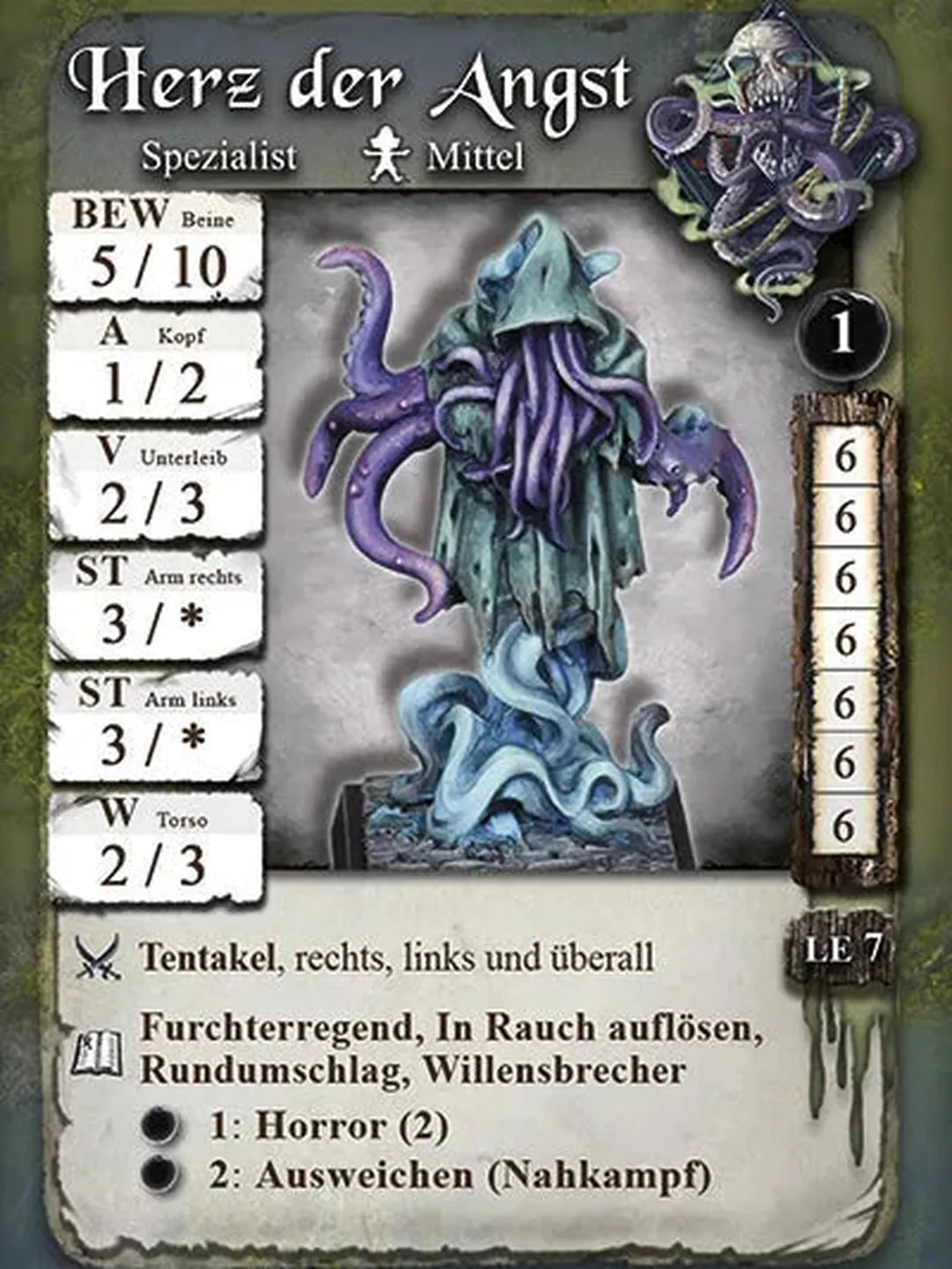 Herz der Angst | Schatten-Freebooter Miniatures-Radaddel