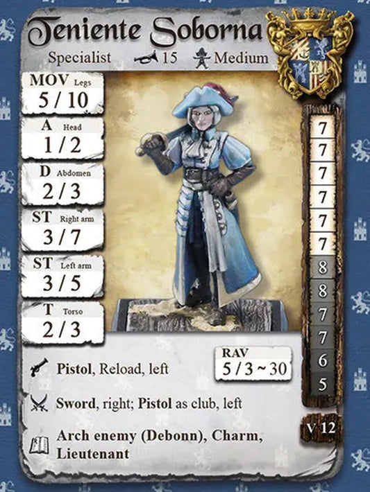 Teniente Soborda | Imperiale Armada-Freebooter Miniatures-Radaddel