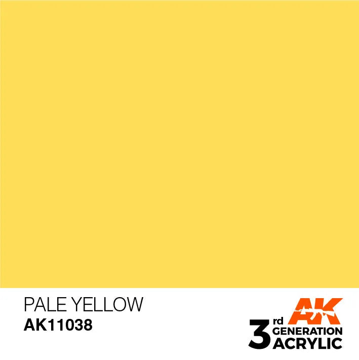 AK 3GEN Pale Yellow 17ml-AK-Interactive-Radaddel