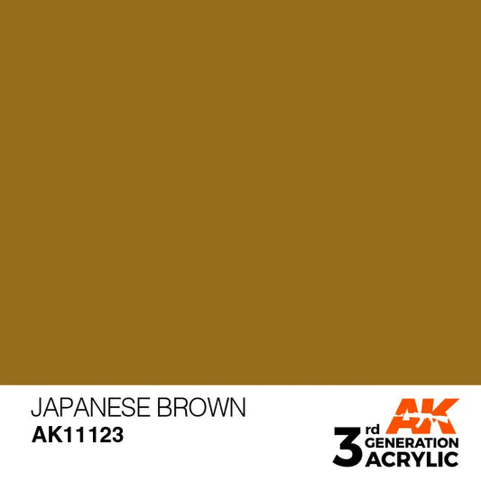 AK 3GEN Japanese Brown 17ml-AK-Interactive-Radaddel