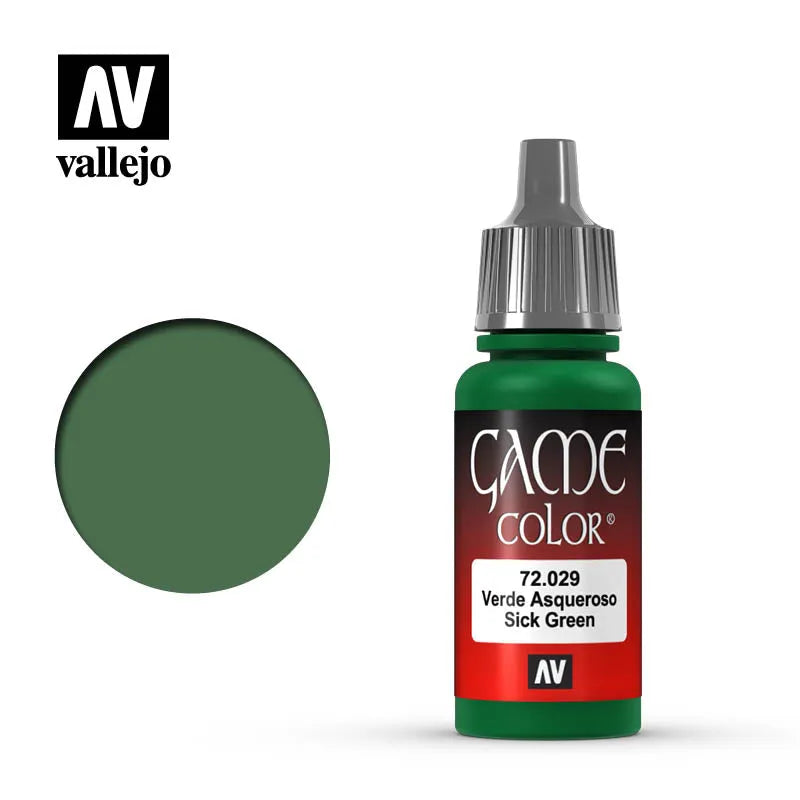 Vallejo Game Color 052 Sick Green-Vallejo-Radaddel
