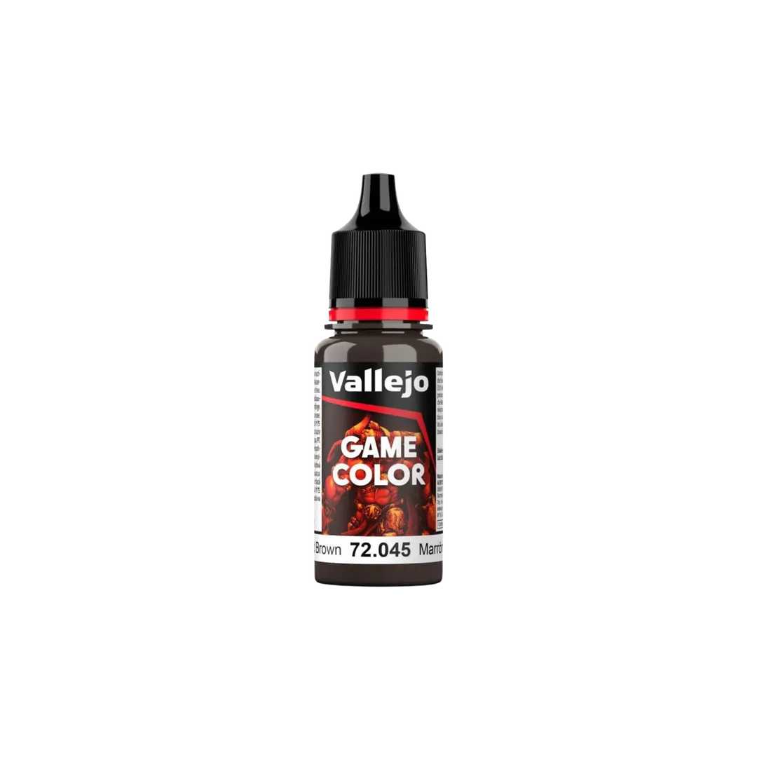 Vallejo Game Color 071 Charred Brown-Vallejo-Radaddel