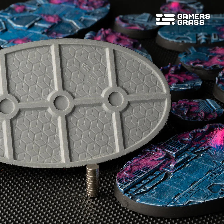 Alien Infestation Bases Oval 90mm (x2)-Gamers Grass-Radaddel