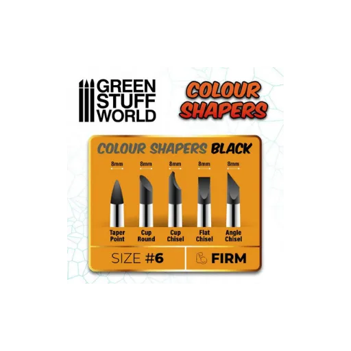 Modellierpinsel - Colour Shaper - Grösse 6 - SCHWARZE FIRME-Greenstuff World-Radaddel