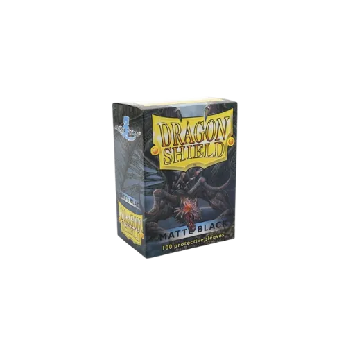 Dragon Shield Standard Sleeves - Matte Black (100 Sleeves)-Arcane Tinmen-Radaddel