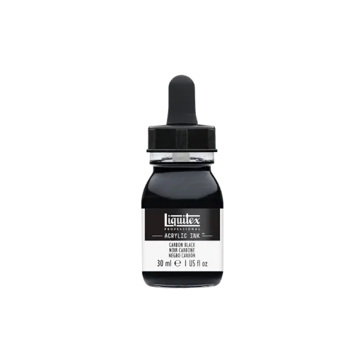 Liquitex Ink Karbonschwarz 30ml-Liquitex-Radaddel