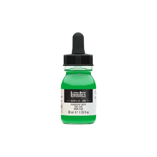 Liquitex Ink Fluo Grün 30ml-Liquitex-Radaddel