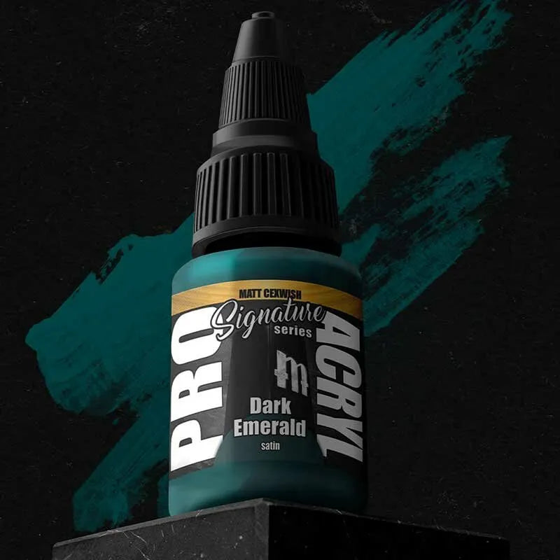 Pro Acryl Dark Emerald (satin) (22ml) - Matt Cexwish-Monument Hobbies-Radaddel