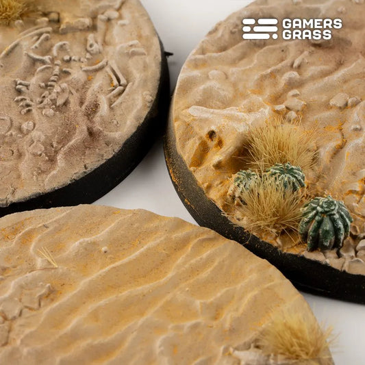 Deserts of Maahl Bases Round 60mm (x2)-Gamers Grass-Radaddel