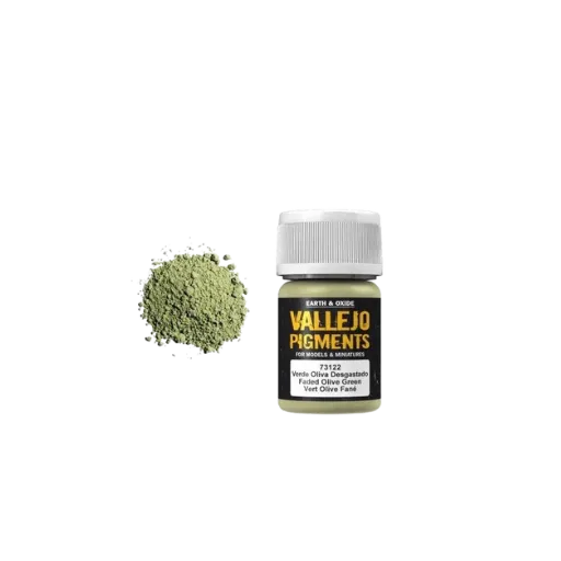 Vallejo Pigmente Faded Olive Green-Vallejo-Radaddel