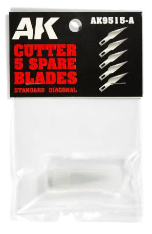 Standard Diagonal (5 Spare Blades) Replacement-AK-Interactive-Radaddel