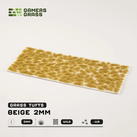 Beige 2mm Tufts-Gamers Grass-Radaddel
