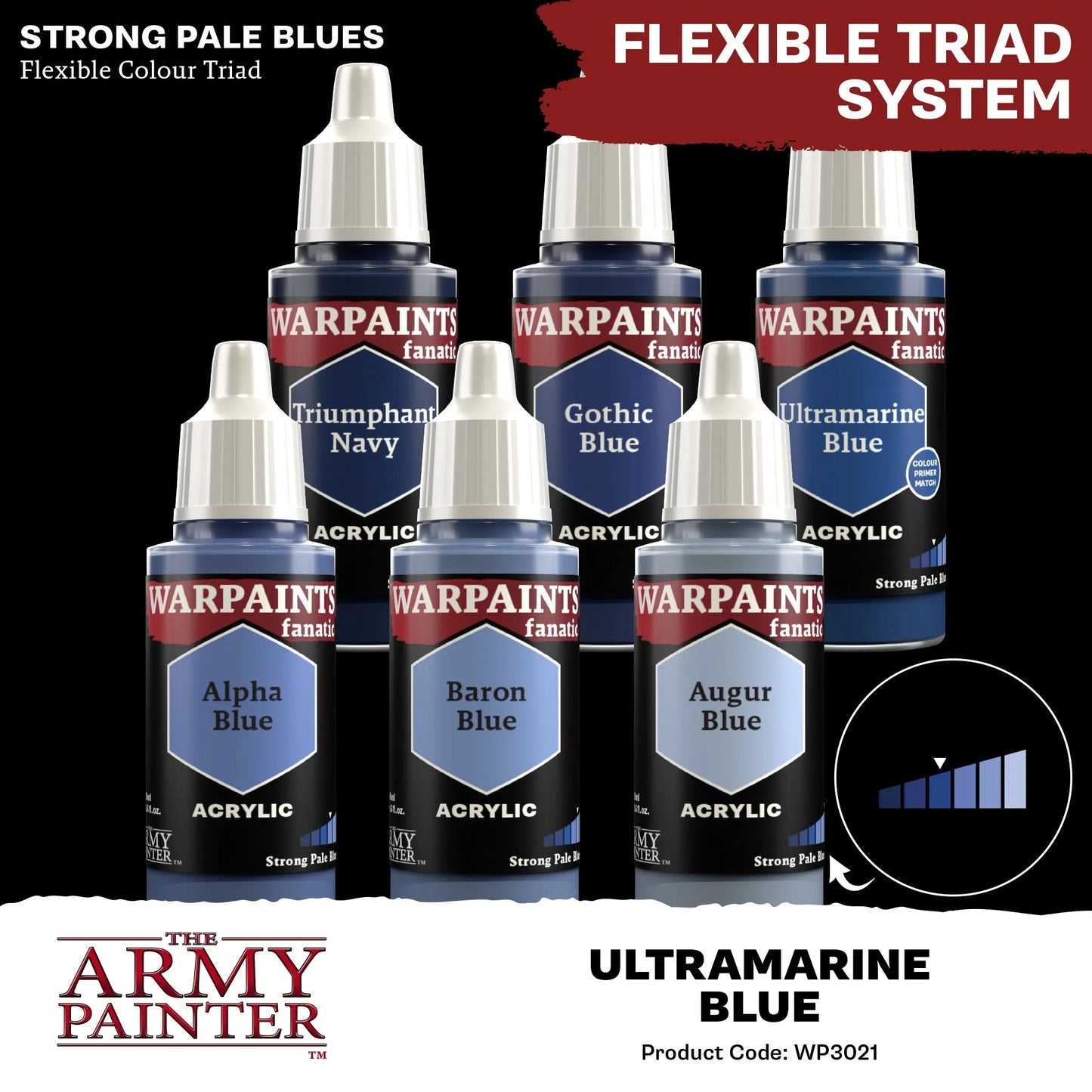 Ultramarine Blue Fanatic WP-The Army Painter-Radaddel