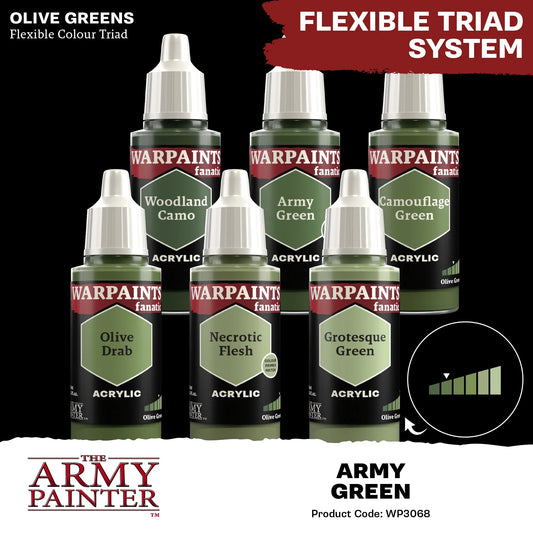 Army Green Fanatic WP-The Army Painter-Radaddel