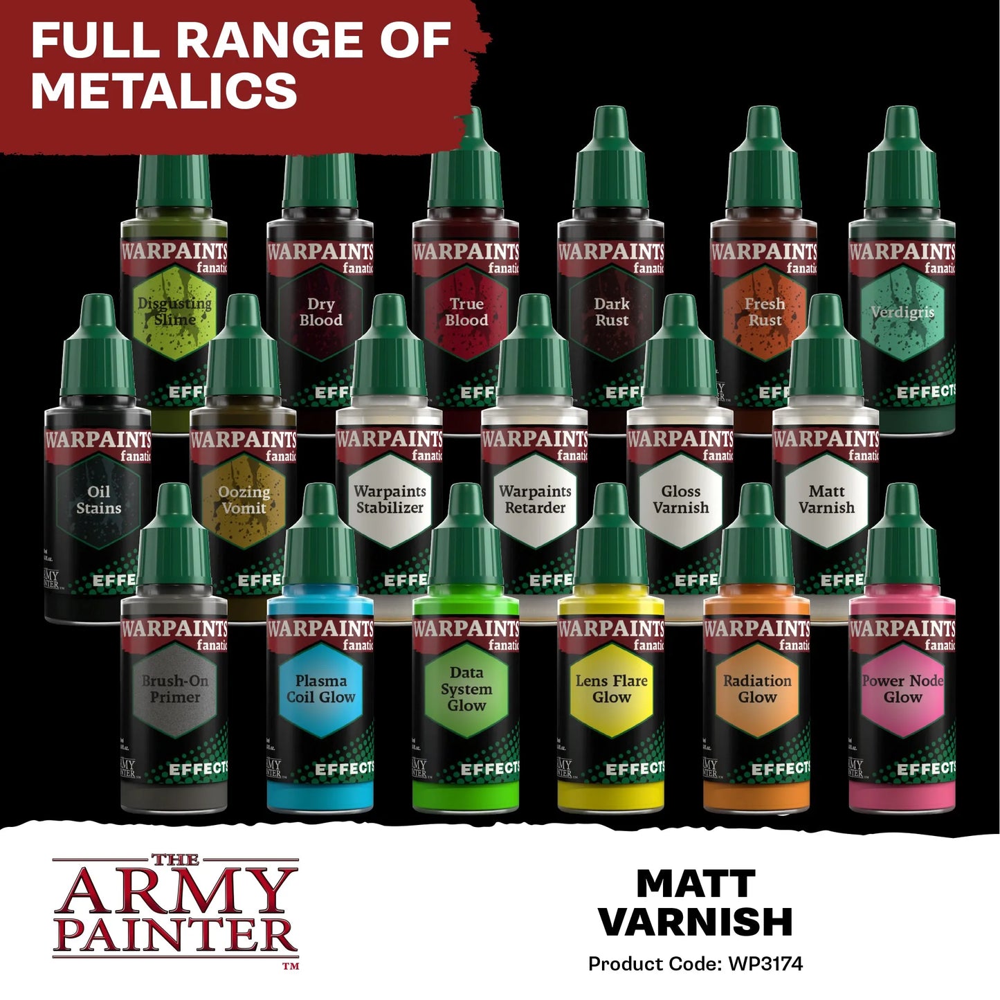 Matt Varnish Fanatic Effect-The Army Painter-Radaddel