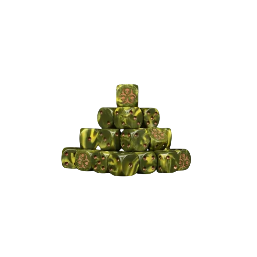 Diseased Dice 16mm Round (25 Stück)-Baron of Dice-Radaddel