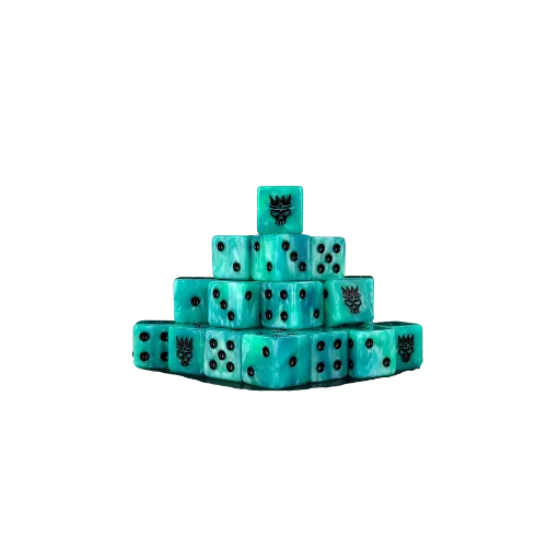 Royal Ghost Dice 16mm Square (25 Stück)-Baron of Dice-Radaddel