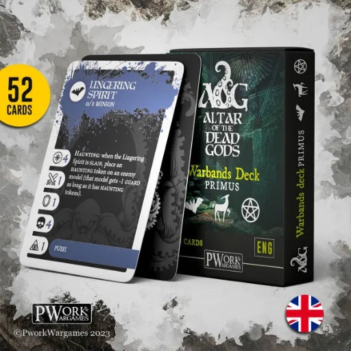 Altar Of The Dead Gods - Warbands Deck Primus (englisch)-PWork Wargames-Radaddel