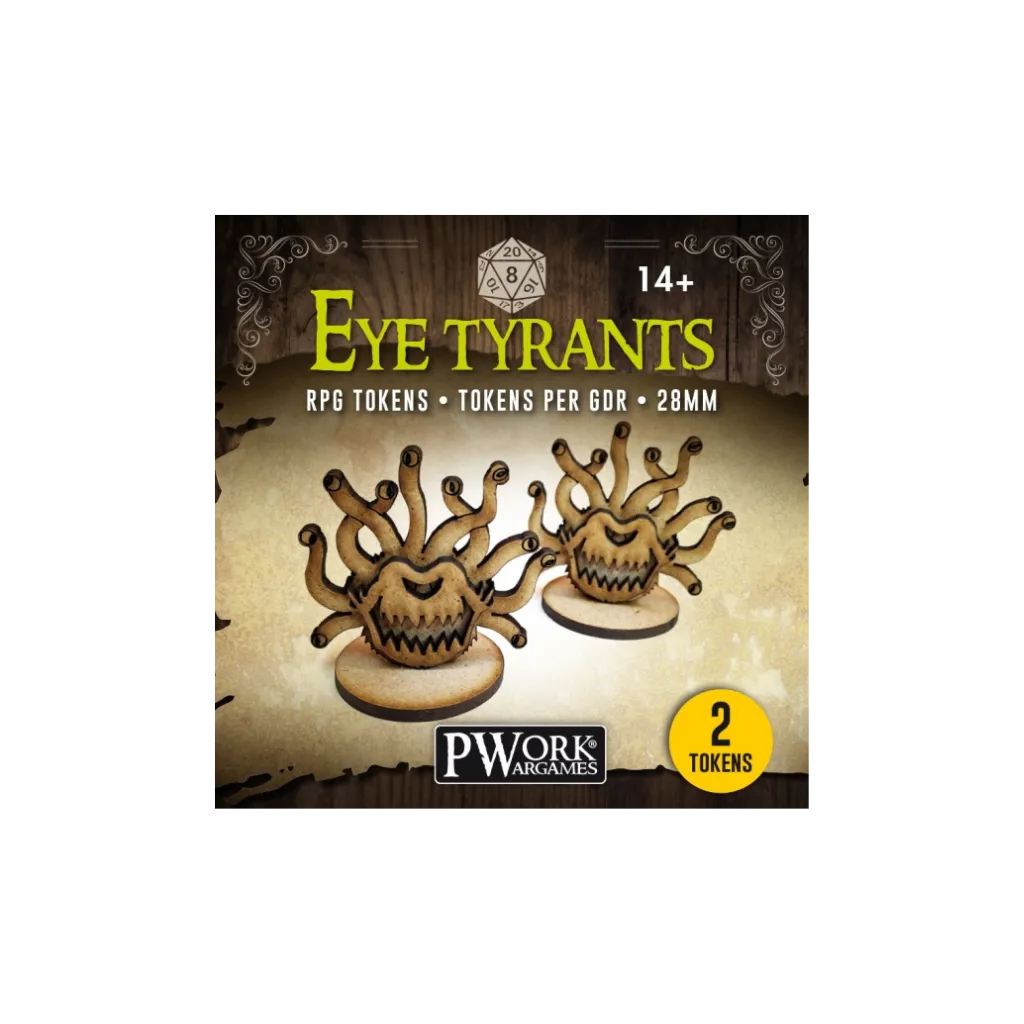 RPG TOKENS Eye Tyrants-PWork Wargames-Radaddel