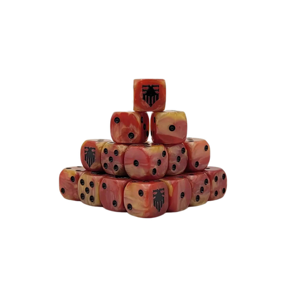 Fires of Hell Round 16mm (25 Stück)-Baron of Dice-Radaddel