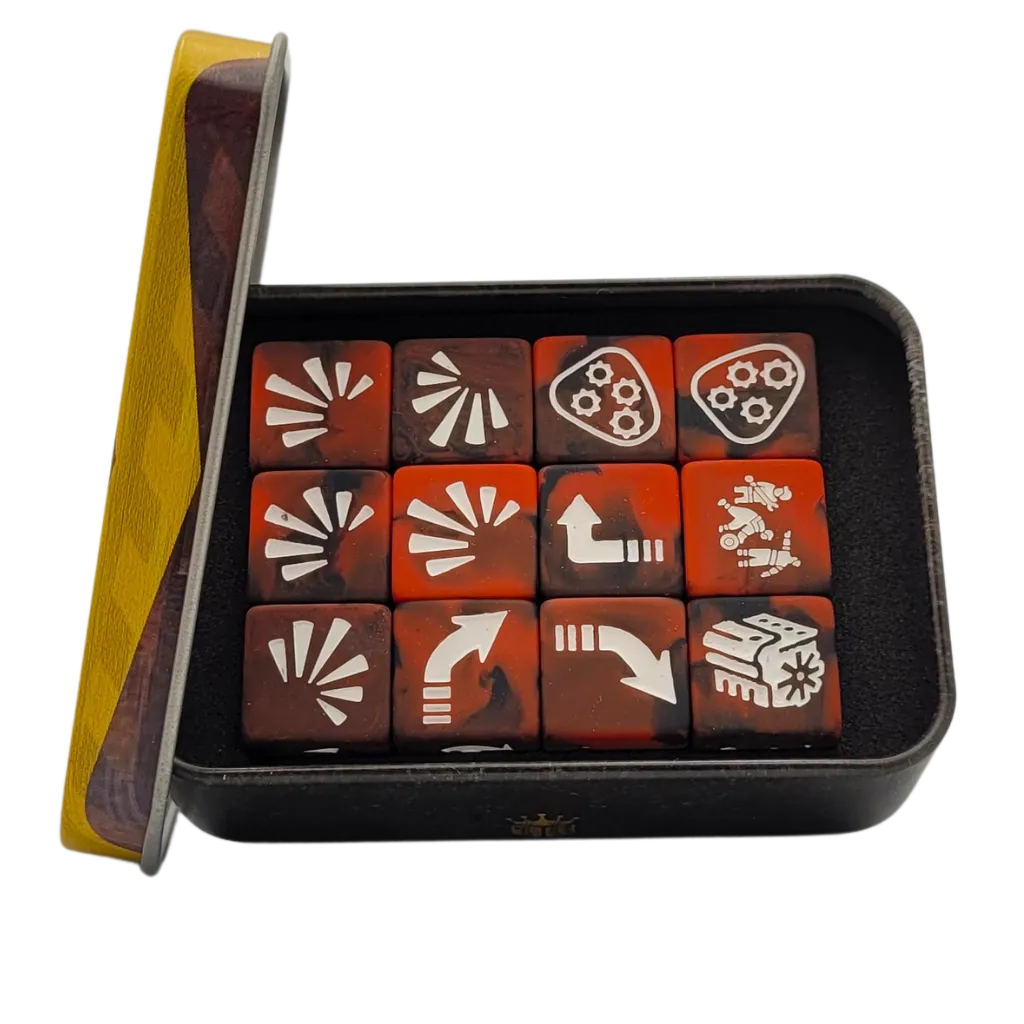 Vehicle Dice Set - Bloody Wreck-Baron of Dice-Radaddel