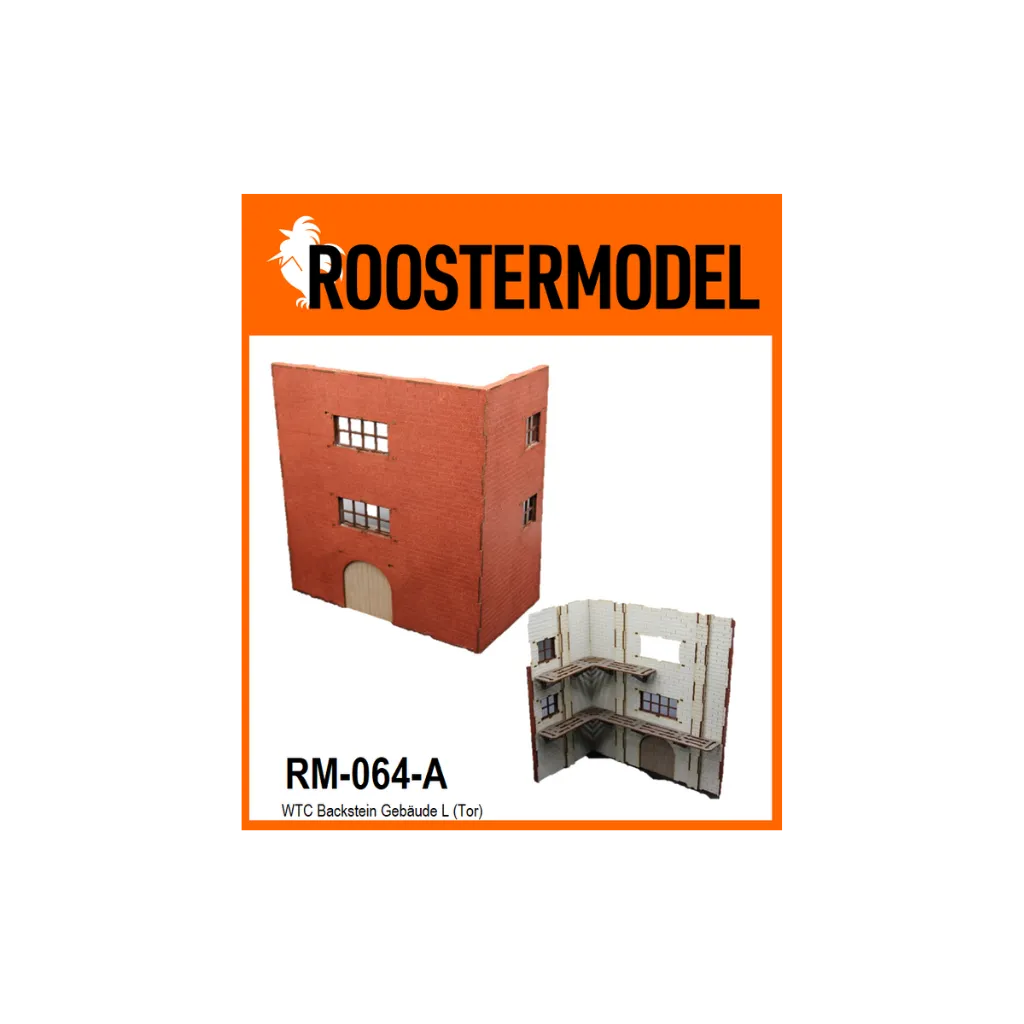 WTC Backstein Gebäude L (Tor)-Roostermodel-Radaddel