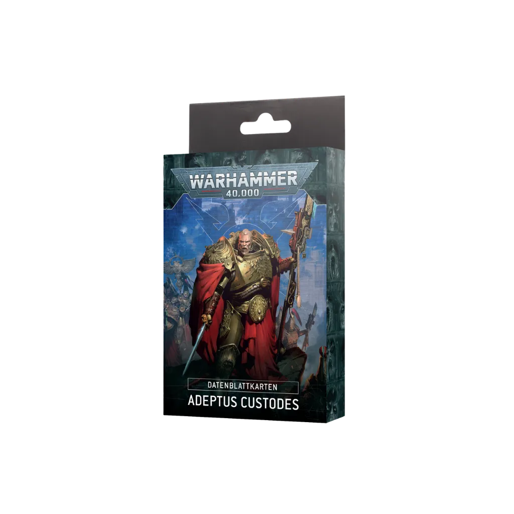 Adeptus Custodes: Datenblattkarten (deutsch)-Games Workshop-Radaddel