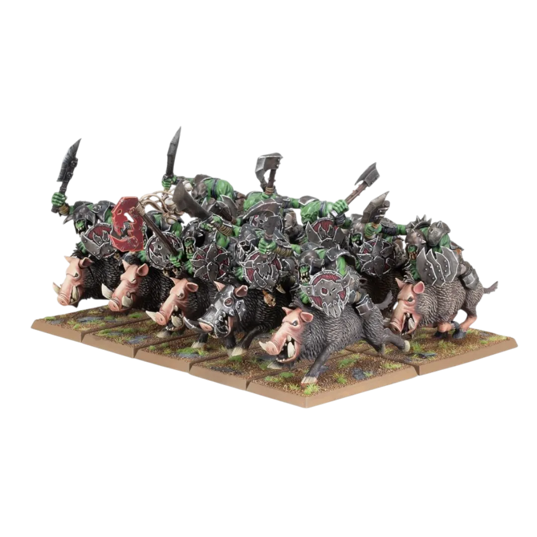 Orc & Goblin: Orc Boar Boyz Mob-Games Workshop-Radaddel