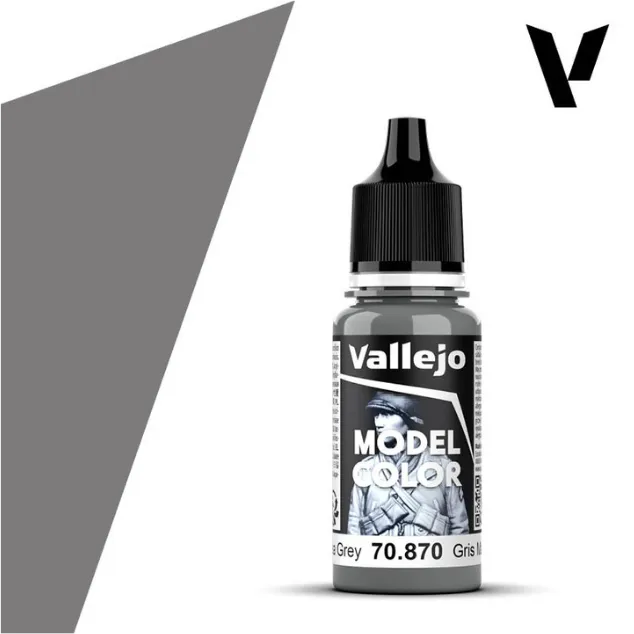 Model Color Medium Sea Grey 18 ml (181)-Vallejo-Radaddel
