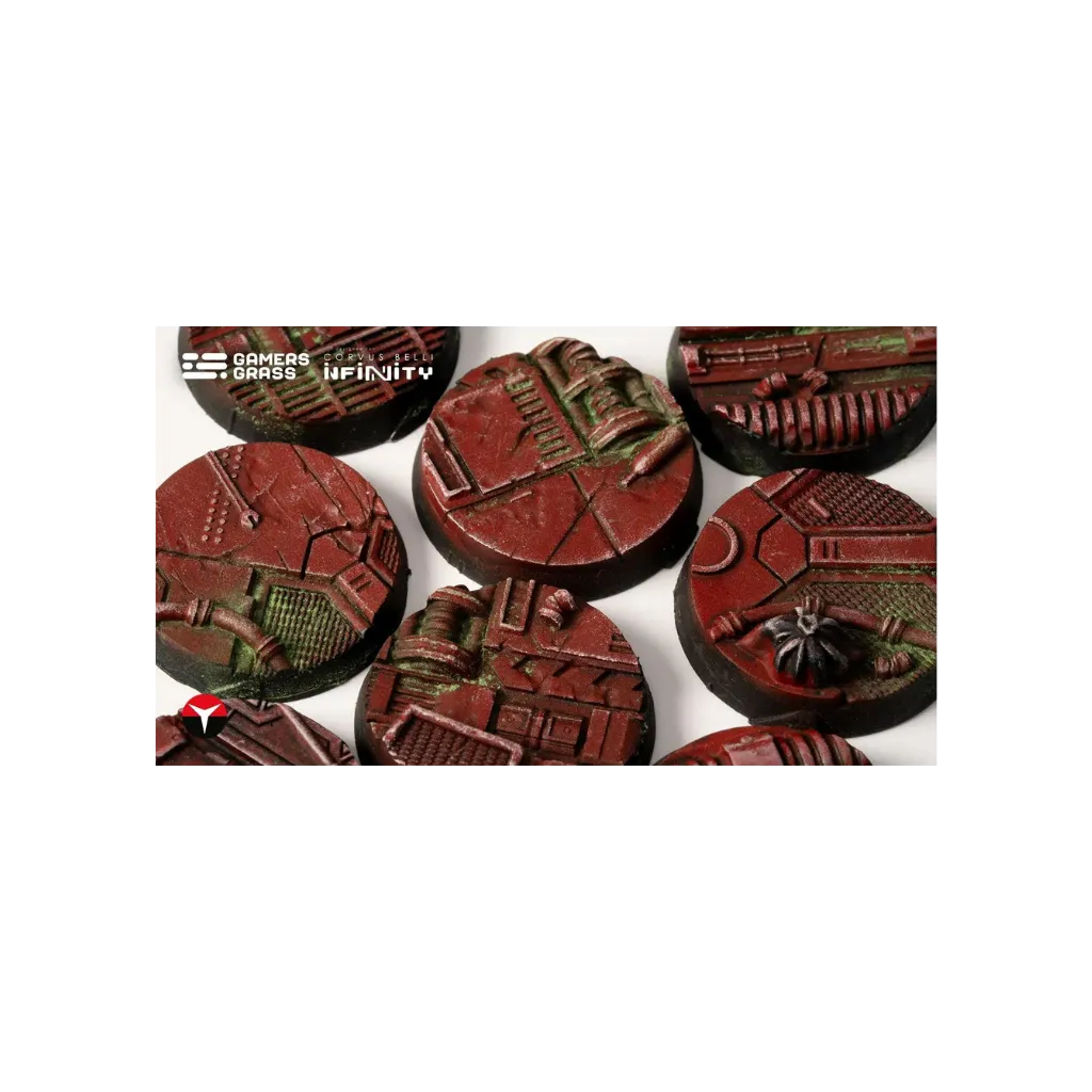 Nomad Crew Deck Round 25mm (8x)-Gamers Grass-Radaddel