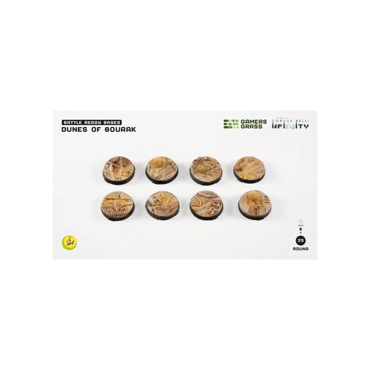 Dunes of Bourak Round 25mm (8x)-Gamers Grass-Radaddel