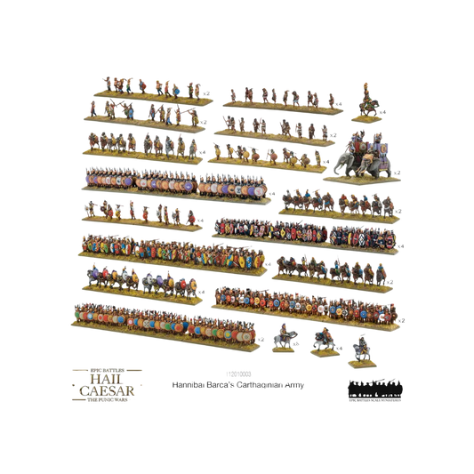 Battles: Hannibal Barcas Carthaginian Army-Warlord Games-Radaddel