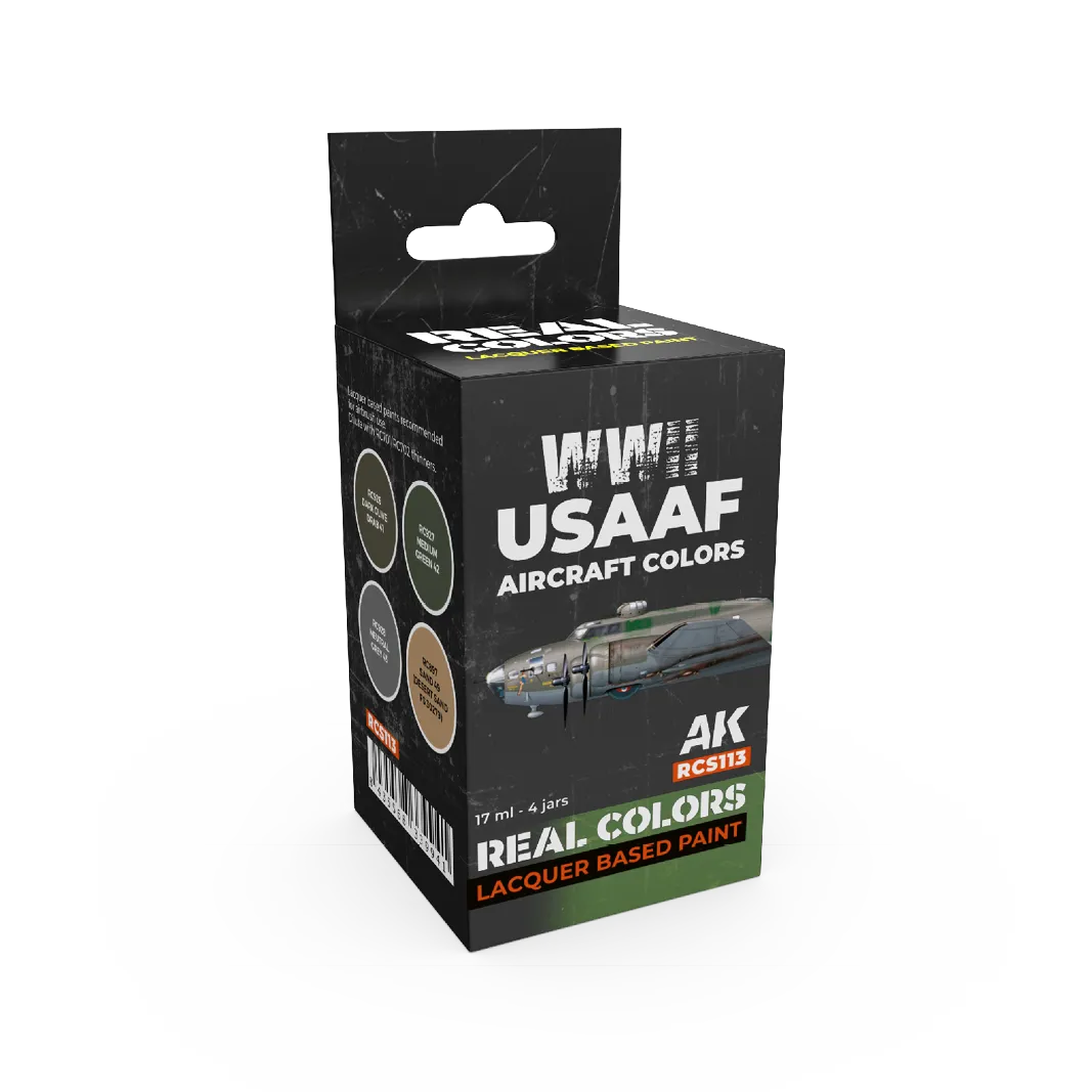 AK Real Colors WWII USAAF Aircraft Colors SET-AK-Interactive-Radaddel