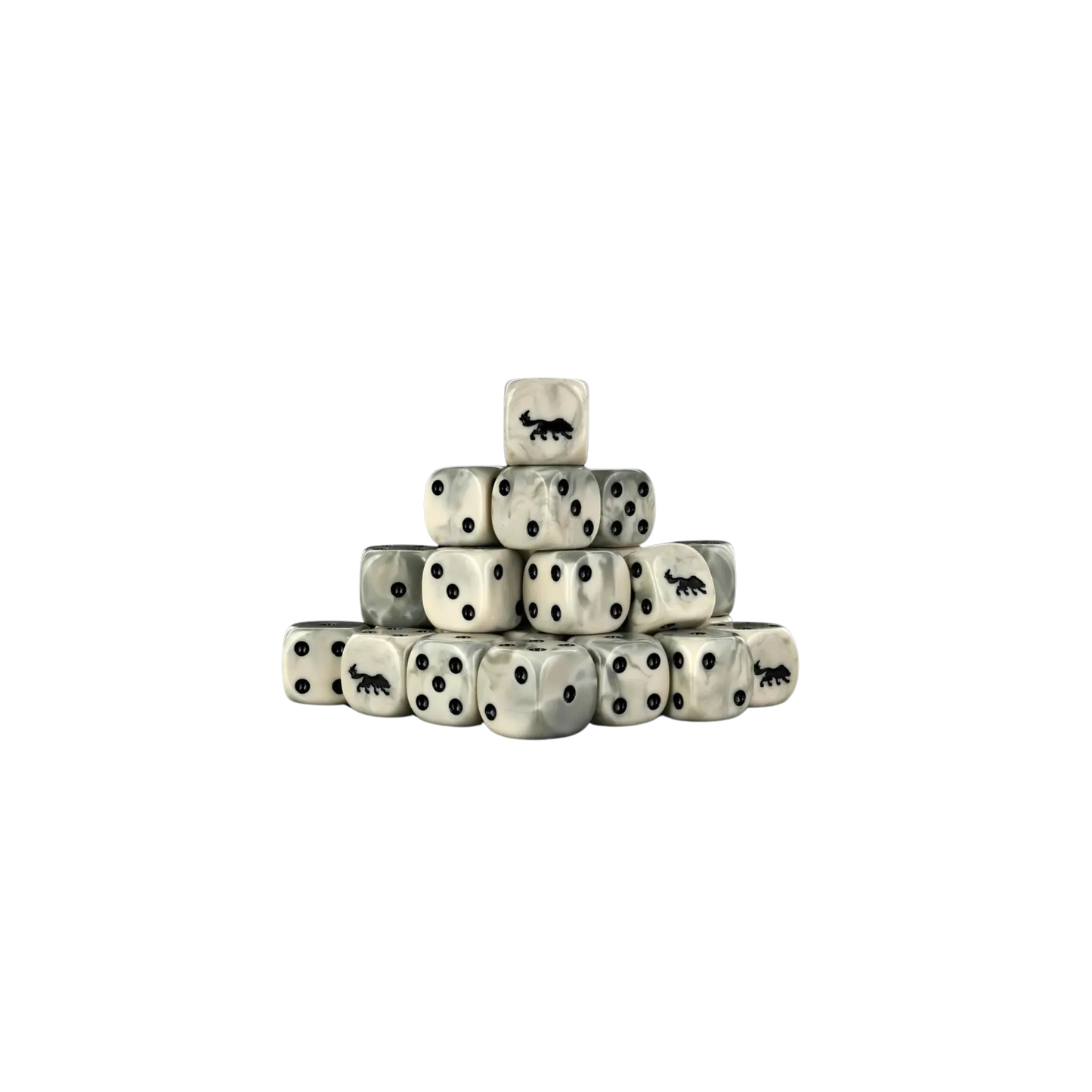 Direwolf Dice 16mm Round (25 Stück)-Baron of Dice-Radaddel