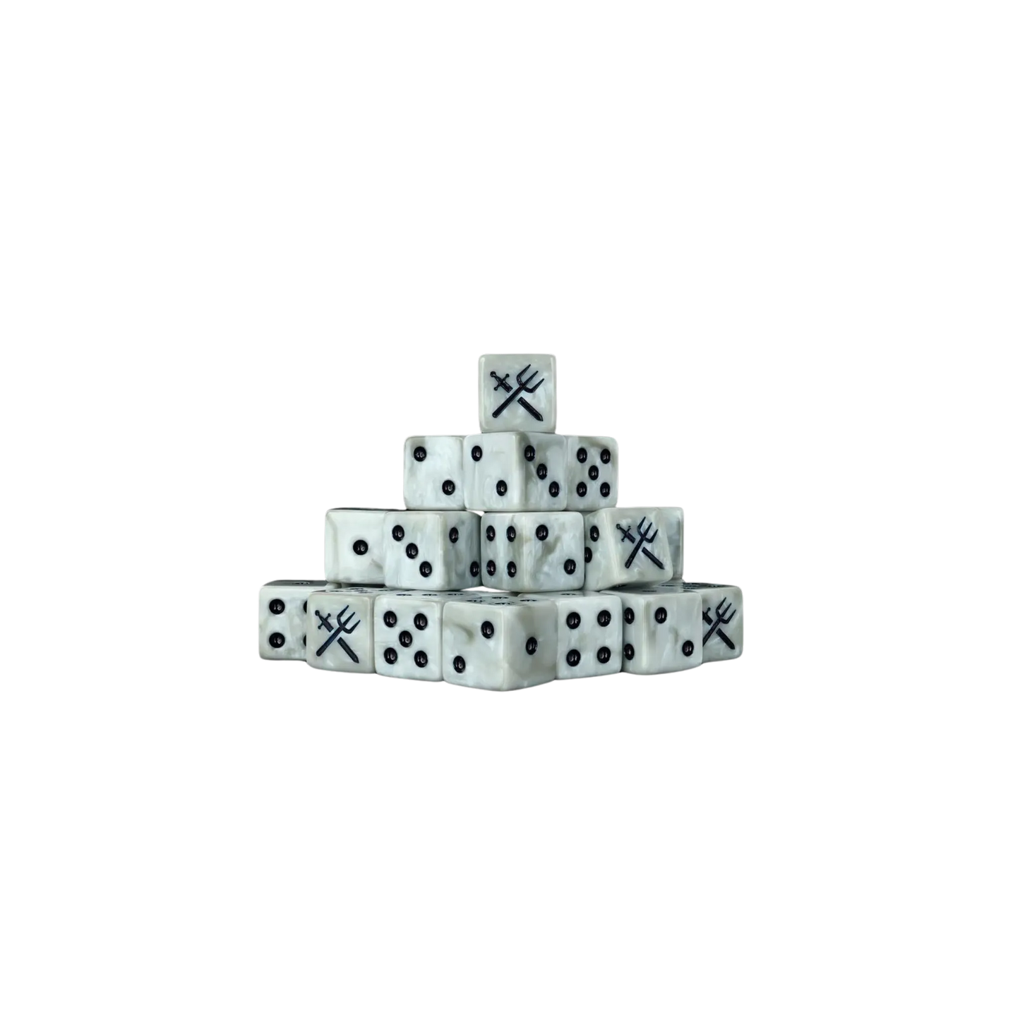 Lake Militia Dice 16mm Square (25 Stück)-Baron of Dice-Radaddel