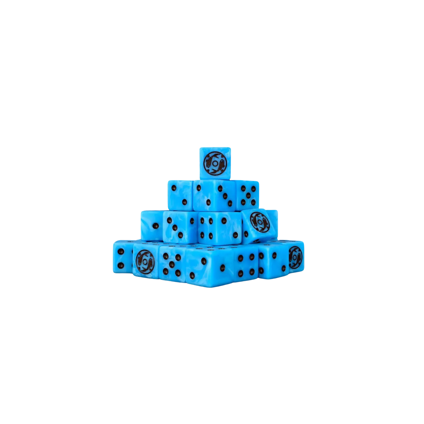 Lake Militia 2 Dice 16mm Square (25 Stück)-Baron of Dice-Radaddel