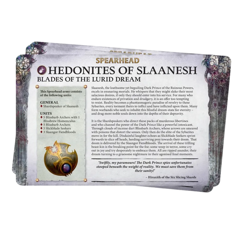 Hedonites of Slaanesh: Faction Pack (englisch)-Games Workshop-Radaddel