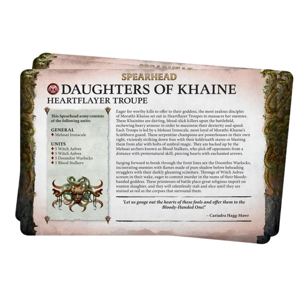 Daughters of Khaine: Faction Pack (englisch)-Games Workshop-Radaddel