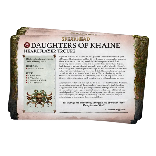 Daughters of Khaine: Faction Pack (englisch)-Games Workshop-Radaddel