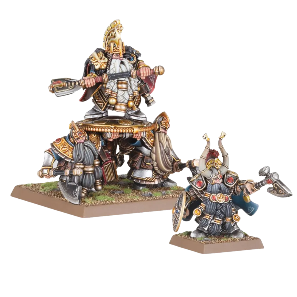 Mountain Holds: Dwarf Lords with Shieldbearers-Games Workshop-Radaddel