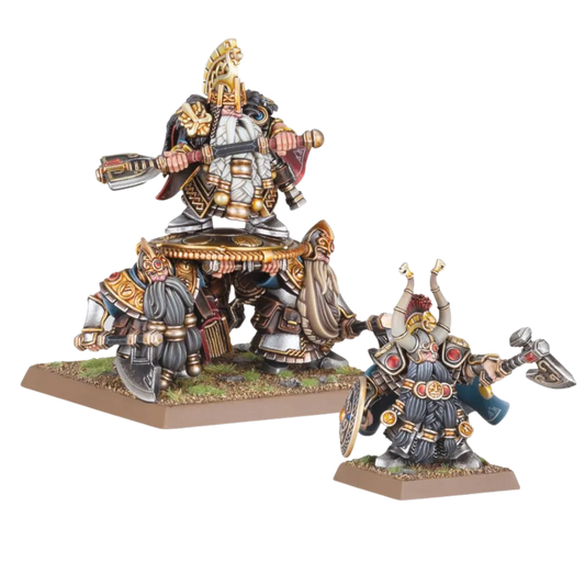 Mountain Holds: Dwarf Lords with Shieldbearers-Games Workshop-Radaddel