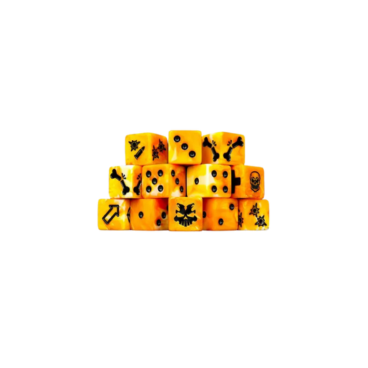 Tiger Stripe Dice - Skirmish Set-Baron of Dice-Radaddel