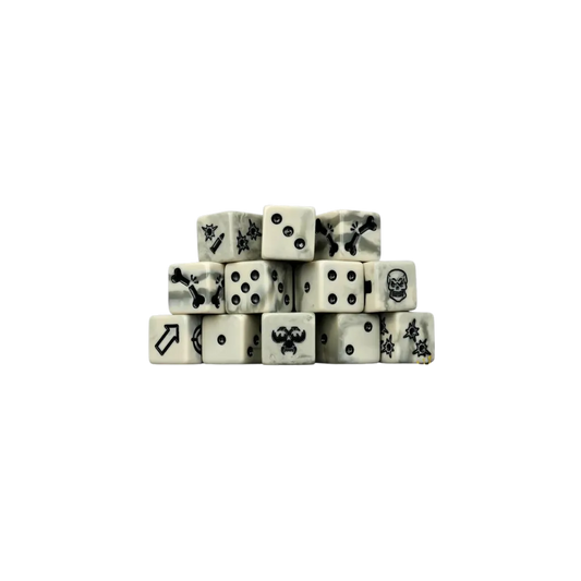 Ash Wasteland Dice - Skirmish Set-Baron of Dice-Radaddel