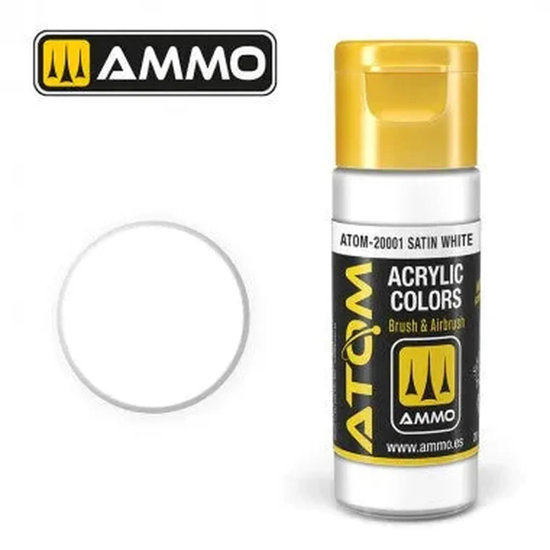 ATOM COLOR Satin White-Mig Jimenez-Radaddel