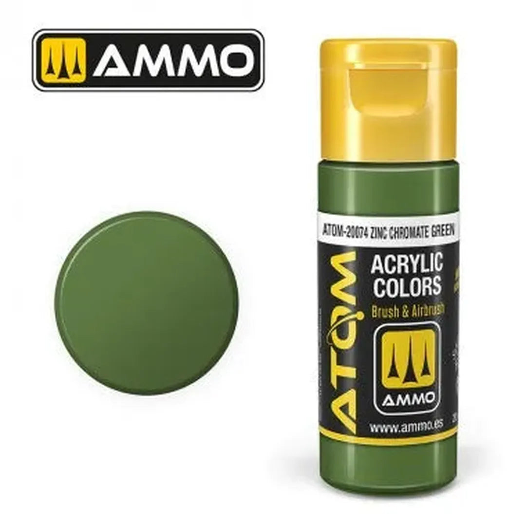 ATOM COLOR Zinc Chromate Green-Mig Jimenez-Radaddel