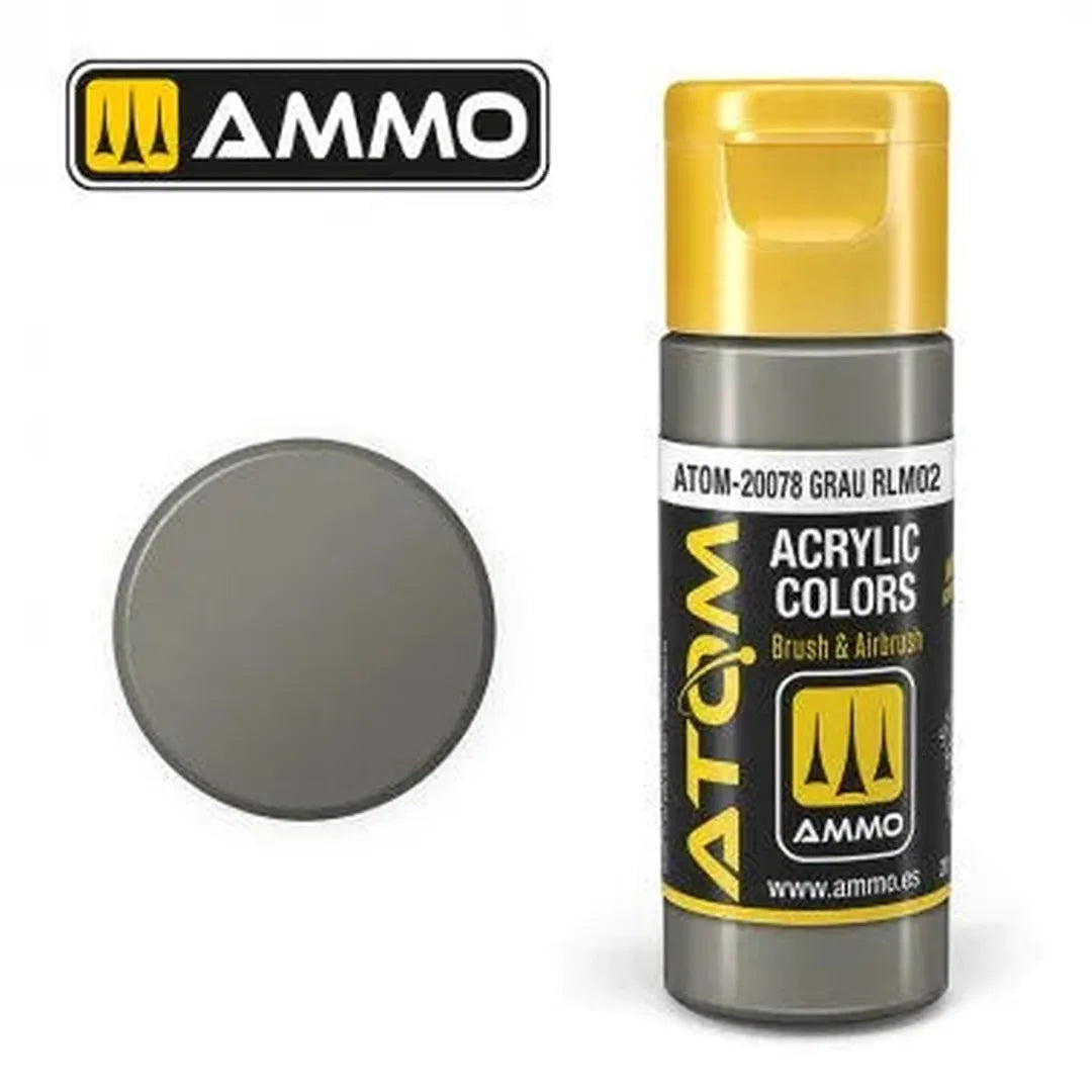 ATOM COLOR Grau RLM02-Mig Jimenez-Radaddel